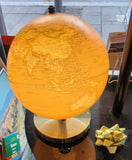 25cm Antique Illuminated Globe Lightbrown