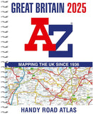 Great Britain & Northern Ireland 2025 A5 Spiral Bound Road Atlas - AZ