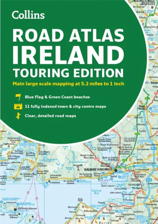 Collins Road Atlas Ireland: Touring edition A4 Paperback