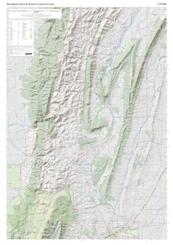 Dutchmans Stern & Warrens Gorge Environs - Fullers SA Recreation Series
