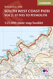 Cicerone South West Coast Path Map Booklet - Vol 2: St Ives to Plymouth