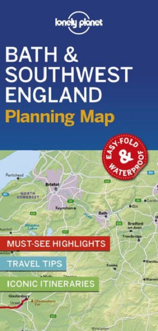 Lonely Planet - Bath & Southwest England Planning Map
