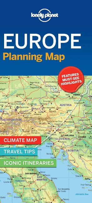 Lonely Planet - Europe Planning Map