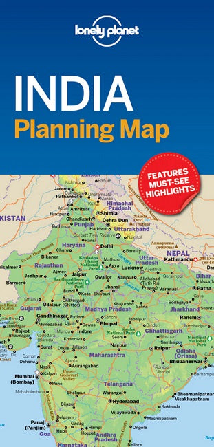 Lonely Planet - India Planning Map