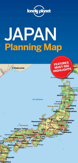 Lonely Planet - Japan Planning Map