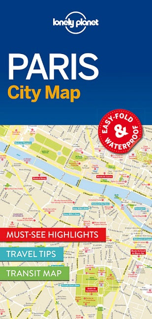 Lonely Planet - Paris City Map