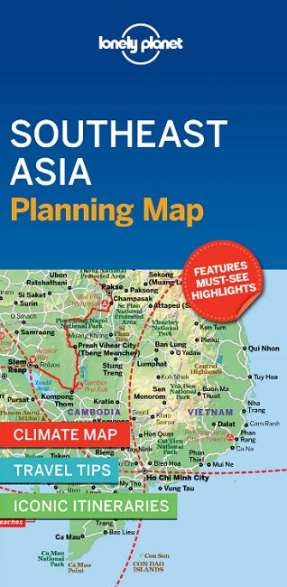 Lonely Planet - Southeast Asia Planning Map