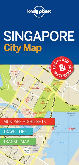Lonely Planet - Singapore City Map