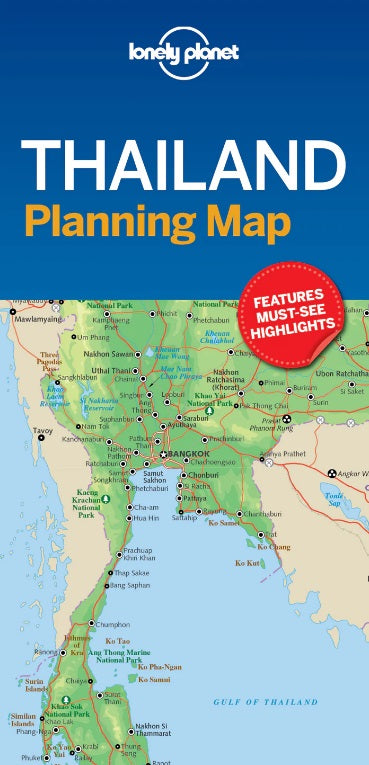 Lonely Planet - Thailand Planning Map