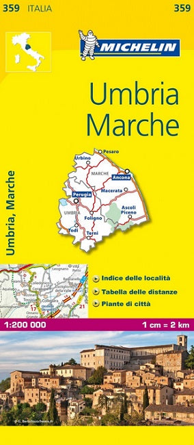 Michelin 359 - Umbria Marche