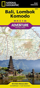 Bali, Lombok &amp; Komodo Adventure Map - National Geographic