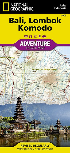 Bali, Lombok & Komodo Adventure Map - National Geographic