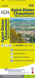 TOP120: St-Dizier  Chaumont Map - 1:100,000