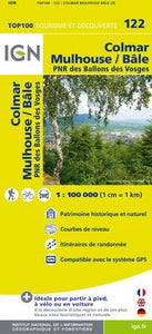 TOP122: Colmar  Mulhouse  Balee Map - 1:100,000