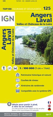 TOP125: Angers Laval Map - 1:100,000