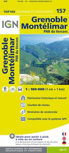 TOP157: Grenoble  Montelimar Map - 1:100,000