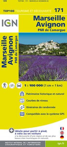 TOP171: Marseilles Avignon Map - 1:100,000