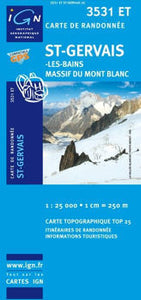 St Gervais: Les Bains Massif Du Mont Blanc (3531 ET)