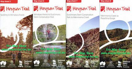 Heysen Trail Map 5 to 8 Walking Pack - Spalding to Parachilna