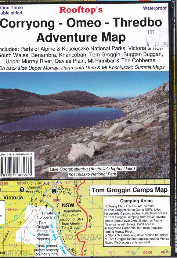 Rooftop Corryong - Omeo - Thredbo Adventure Map