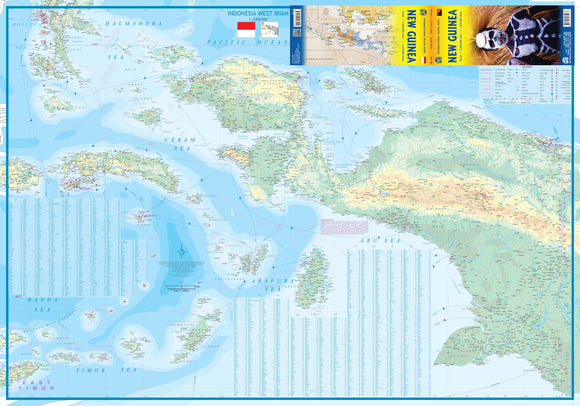 ITMB New Guinea Travel Reference Map