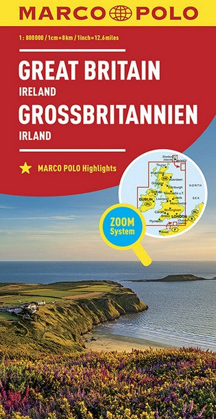 Marco Polo Great Britain and Ireland Map