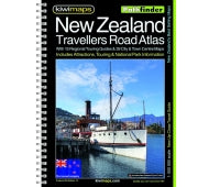 Kiwimaps New Zealand Travellers Road Atlas