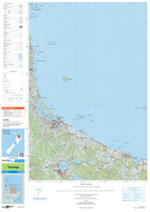 NZ TOPO250-06: Tauranga Map - 1:250,000