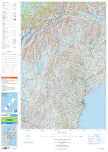 NZ TOPO250-22: Timaru Map - 1:250,000