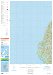NZ TOPO250-24: Dusky Sound Map - 1:250,000