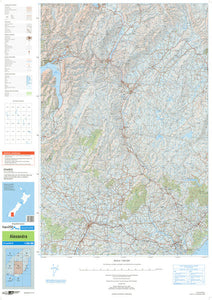 NZ TOPO250-26: Alexandra Map - 1:250,000