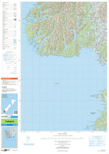 NZ TOPO250-28: Tuatapera Map - 1:250,000