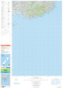 NZ TOPO250-30: Owaka Map - 1:250,000