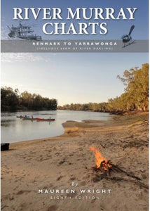 River Murray Charts, Renmark to Yarrawonga was first published by Maureen and Barry Wright in 1975 and is now is its eighth edition. This book also contains charts for 60 kilometres of the River Darling, from Wentworth.