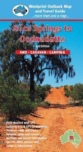 Westprint - Alice Springs - Oodnadatta Map