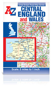 AZ 5 Mile Series - Central England and Wales