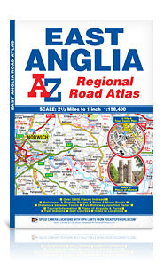 AZ 3 Mile Series - East Anglia Regional Road Atlas