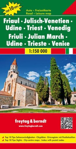 Freytag & Berndt - Friuli March Udine Trieste Venice Road Map