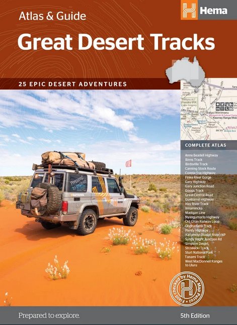 Hema - Great Desert Tracks Atlas & Guide 5th Edition