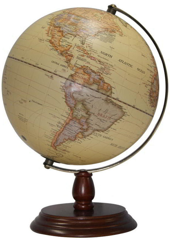 Globe Adam 25 cm Embossed Antique
