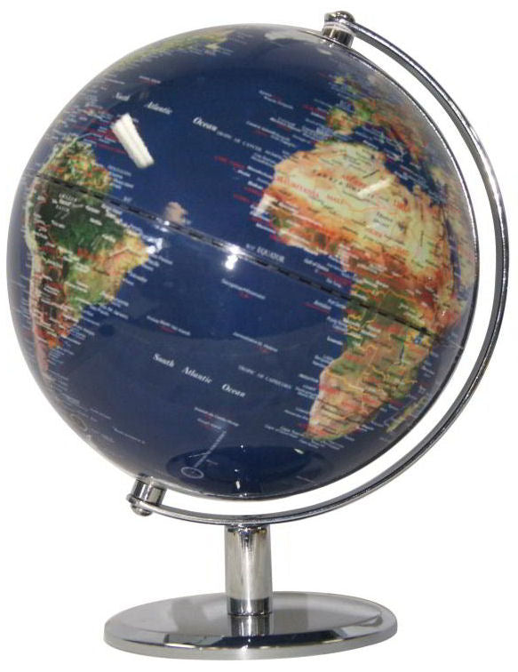 Globe Fritz 25 cm map blue – The Map Shop - Adelaide