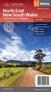 Hema North East New South Wales Map (8th Ed.)