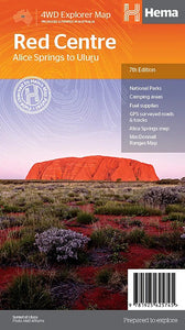 Hema The Red Centre Map - 7th Ed.