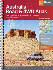 Hema - Australia Road & 4WD Atlas - 252 x 345mm (13th Edition)