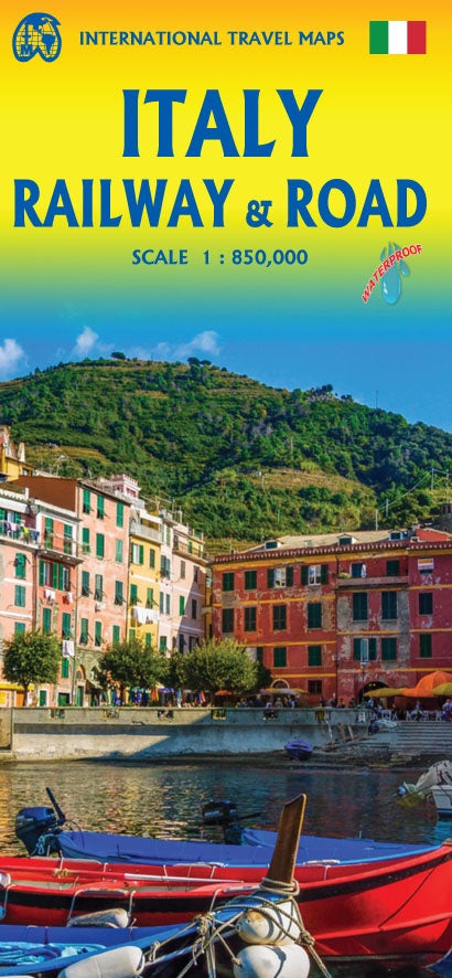 ITMB Italy Railway & Road Travel Reference Map