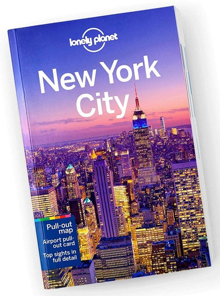 New York City from the Lonely Planet w/city map 2012 8th edition
