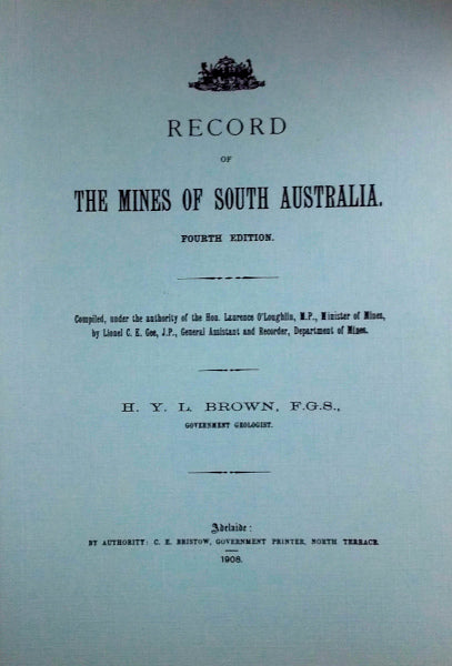 Record of the Mines of South Australia (4th edition)