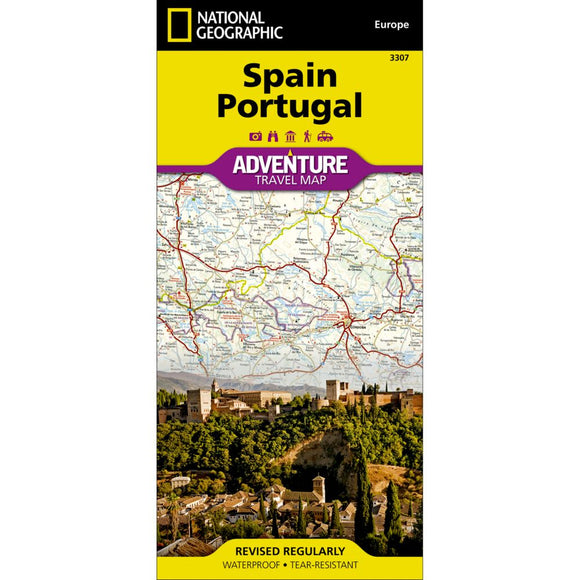 Spain Portugal - National Geographic Adventure Map