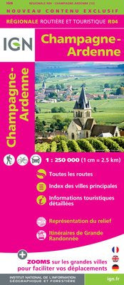 R04: Champagne-Ardenne Map - 1:250,000