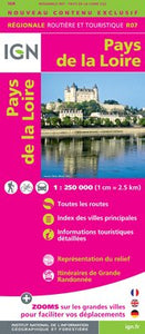 R07: Pays de la Loire Map - 1:250,000